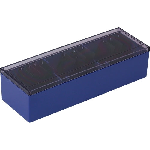 キングジム 名刺整理箱 75 青