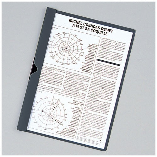 プラス スライドクリップファイル FS-141PH 濃灰 4977564117566