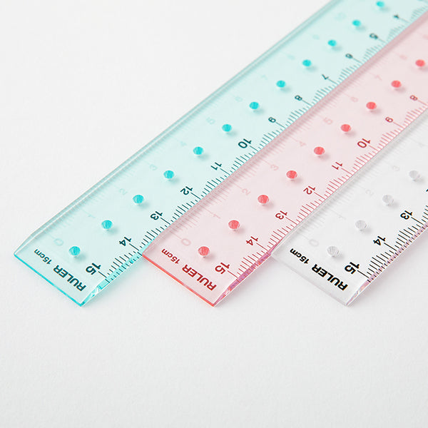 ミドリ 定規＜１５ＣＭ＞ピンクＡ 42294006 4902805422949（5セット）