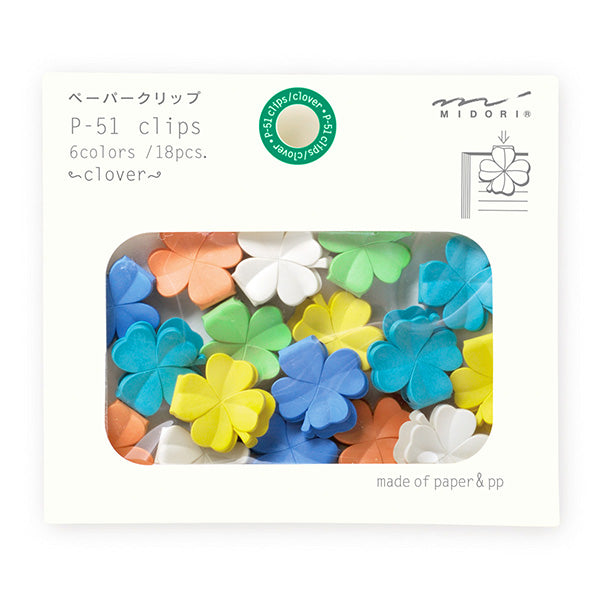 ミドリ P-51クリップスクローバー柄 デザインフィル 4902805433198