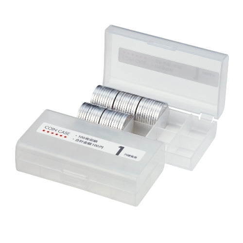 オープン工業 コインケース M-1W 1円用 収納100枚 4970115616556