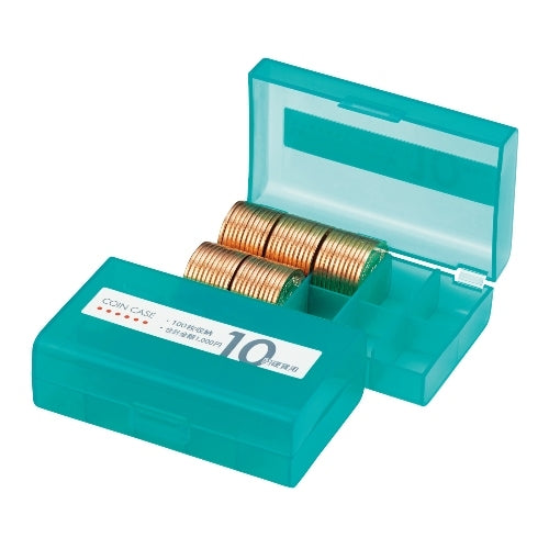 オープン工業 コインケース M-10W 10円用 収納100枚 4970115616754