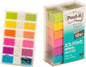 ポスト イット ジョーブ 透明見出し 44x10mm 20枚x6色x10個 6831NE