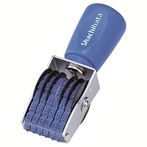 シヤチハタ 回転ゴム印 CF-63G 欧文6連3号 ゴシック 4974052172106