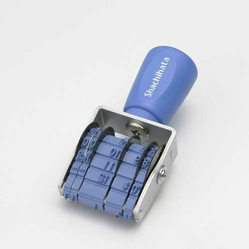 シヤチハタ 回転ゴム印 NFB-4G 欧文飛日付4号 4974052190100