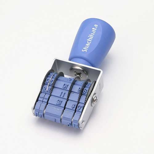 シヤチハタ 回転ゴム印 NFB-5G 欧文飛日付5号 4974052192104