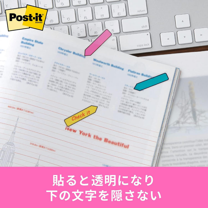 ポスト イット ジョーブ ポインター 44x12mm 20枚x5色 684NE（10セット）