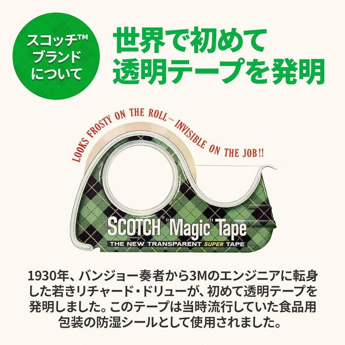 3M スコッチ メンディングテープ 18mm×30m 芯25mm 12巻 MP-18S（10セット）
