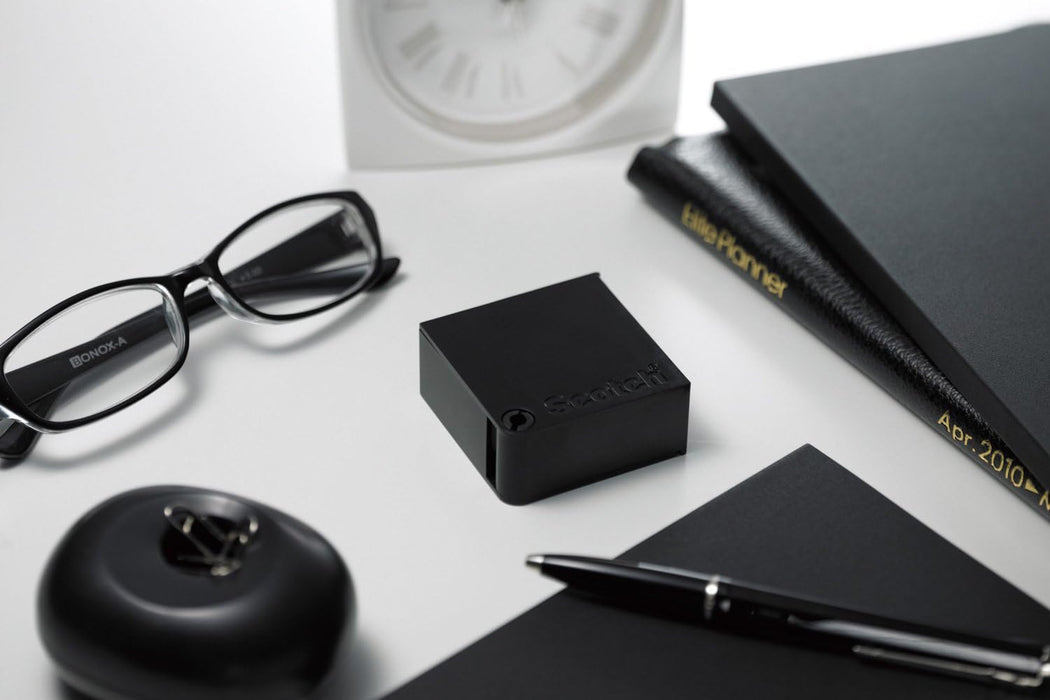 3M スコッチ メンディングテープ ボックスディスペンサー ブラック 810BX-BL（10セット）