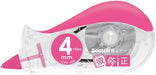 3M スコッチ 修正テープ微修正交換式 本体 ピンク 4mm×10m SCPD-4NN