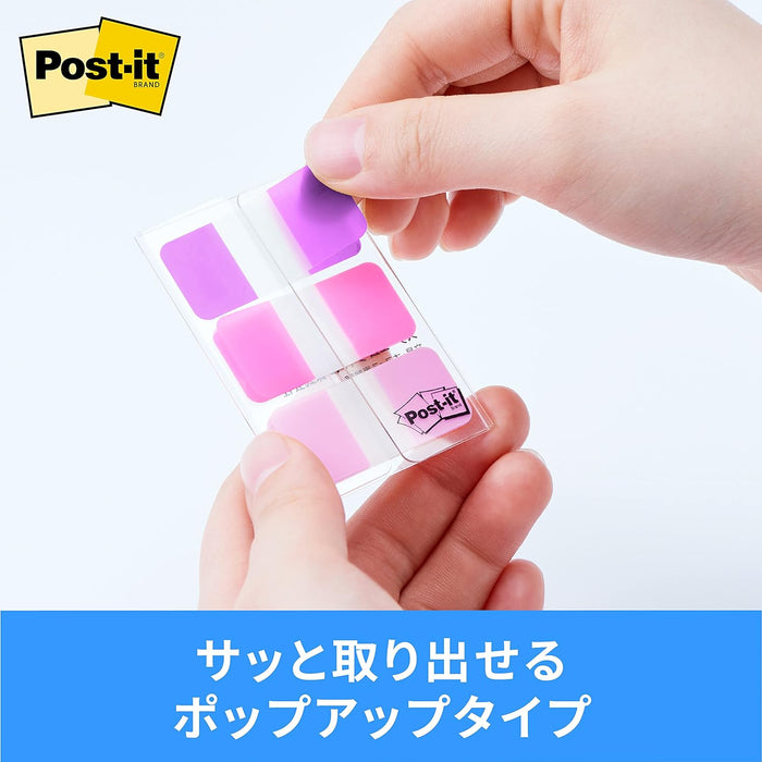 スリーエム ポストイット フィルムインデックス厚口マルチカラー7 フラミンゴ 40mm×18mm 10枚×3パッド 686MC-7 ふせん 付箋 カラフル