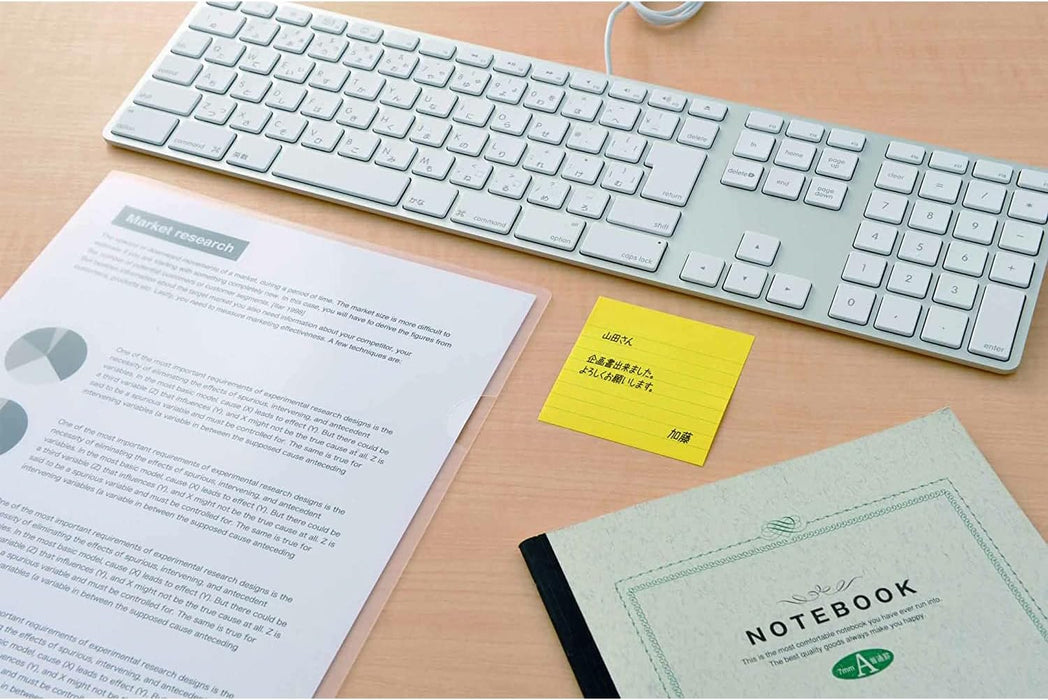 スリーエム ポストイット強粘着製品 ノート 罫線入り ビビットイエロー 75mm×75mm 90枚 630SS-YN ふせん 付箋  ポストイット】 /4550309180232