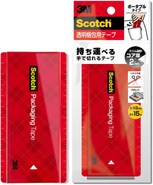 スコッチ・３Ｍ コンポウヨウテープ　ポータブル１５Ｍ 3852FLT-15RD　4550309190132