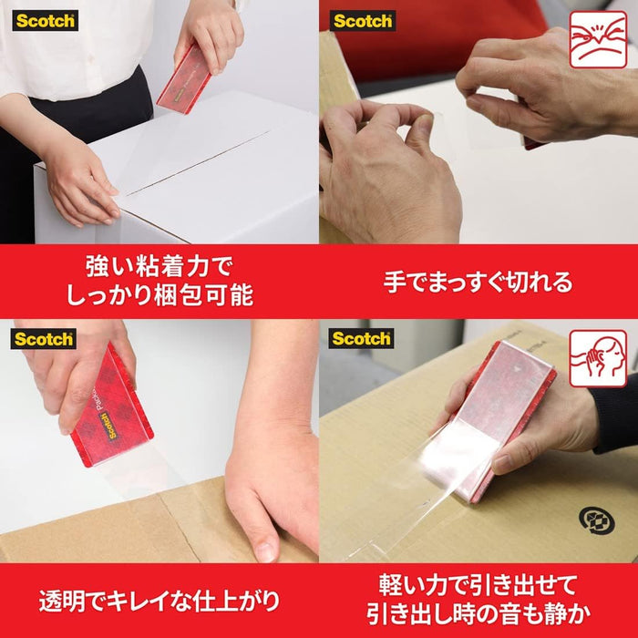 スコッチ・３Ｍ コンポウヨウテープ　ポータブル１５Ｍ 3852FLT-15RD　4550309190132（10セット）