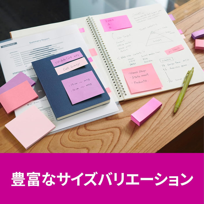 Скотч 3M Post-it с клейкой лентой для заметок 500SS-MC-7N 4550309342555
