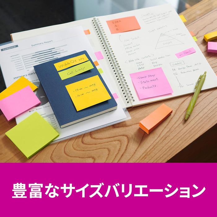 スコッチ・３Ｍ ポストイット強粘着見出しマ 700SS-MC-6N　4550309342630