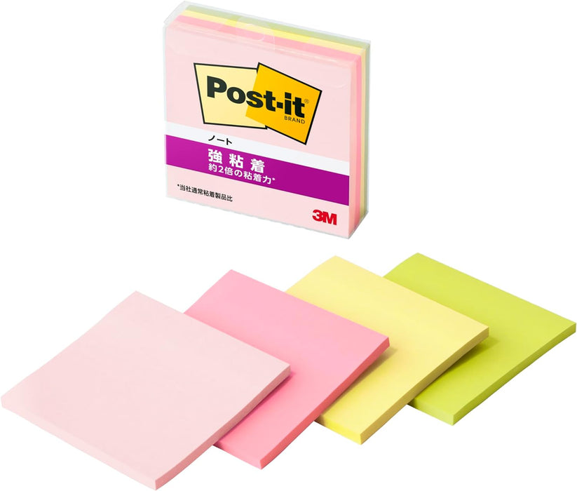 スコッチ・３Ｍ ポストイット強粘着ノートマルチカ 654SS-MC-4　4550309343248