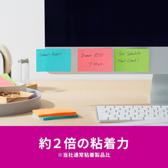 スコッチ・３Ｍ ポストイット強粘着ノートマルチカ 656SS-MC-1N　4550309343309