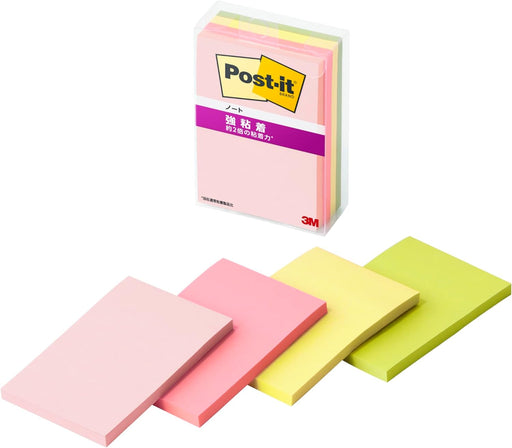 スコッチ・３Ｍ ポストイット強粘着ノートマルチカ 656SS-MC-4N　4550309343330