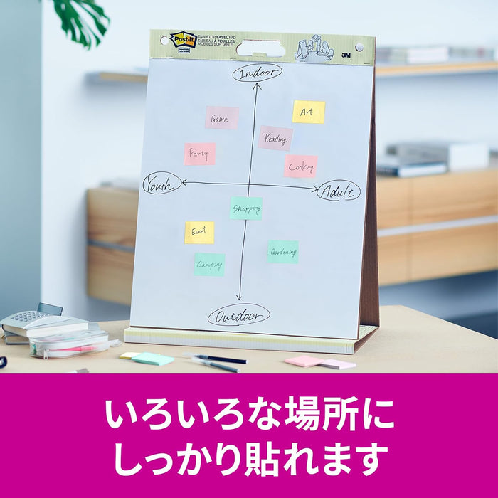 スコッチ・３Ｍ ポストイット強粘着ノートマルチカ 656SS-MC-5N　4550309343347