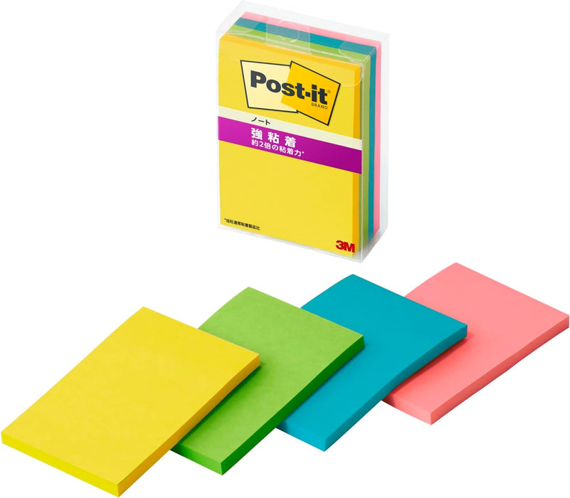 スコッチ・３Ｍ ポストイット強粘着ノートマルチカ 656SS-MC-8N　4550309343378