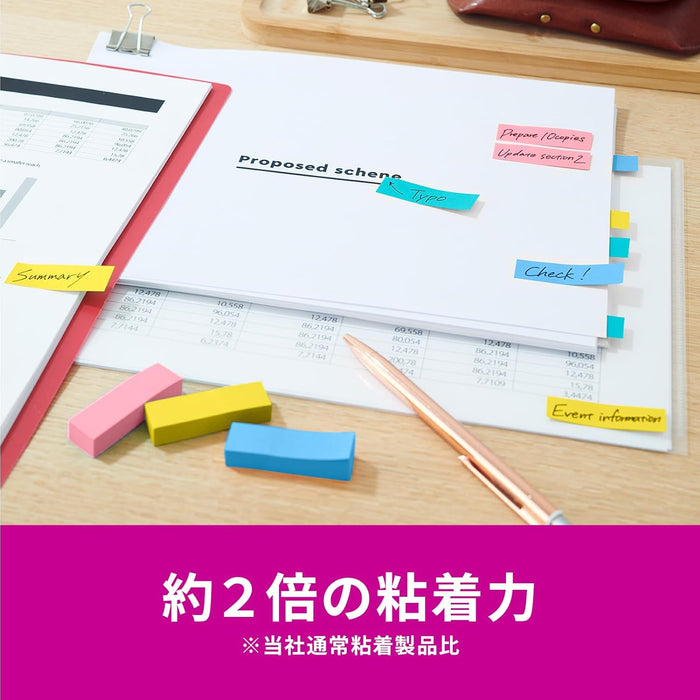 スコッチ・３Ｍ ポストイット強粘着見出 7001SS-MC-3N　4550309343439（10セット）