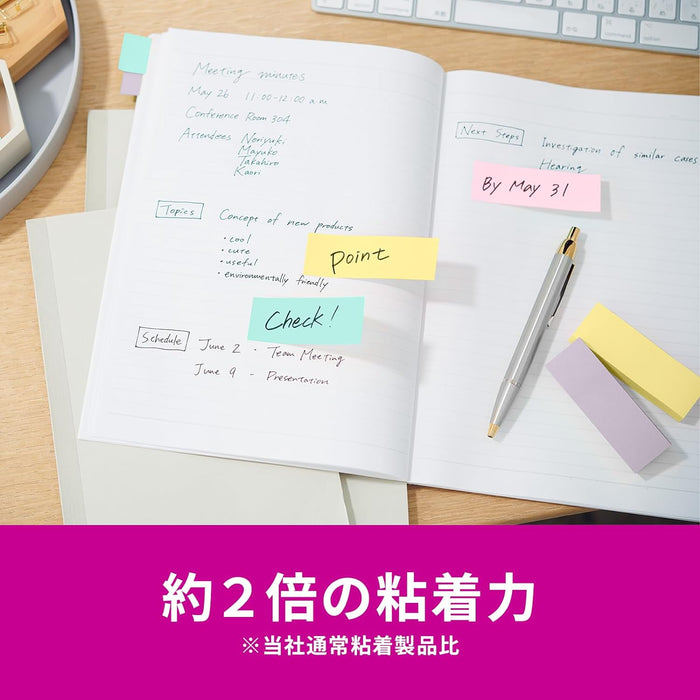 スコッチ・３Ｍ ポストイット強粘着ふせ 5001SS-MC-5N　4550309344221（10セット）