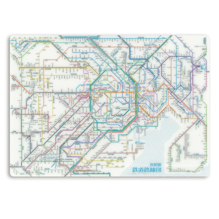 東京カート 鉄道路線図下敷き 首都圏 日本語 東京カートグラフィック 4562339392349（10セット）