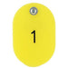 Nishi Kei Tag ibu bapa-anak #7161 BO-1Y 1-50 (50 pasang) Kuning 4976049071614