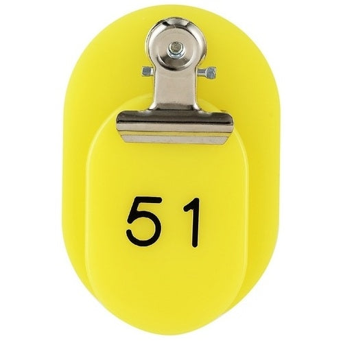 Nishi Kei Etiqueta padre-hijo #7162 BO-51Y 51-100 (50 pares) Amarillo 4976049071621