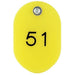 Nishi Kei Etiqueta padre-hijo #7162 BO-51Y 51-100 (50 pares) Amarillo 4976049071621