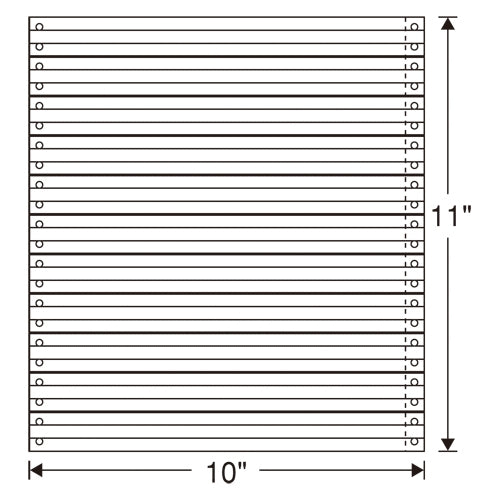 Nippon Newspaper Stock Form 10X11 2000 Blatt liniert 4518486000248