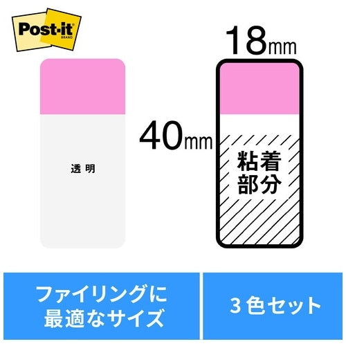 スリーエムジャパン Post-it 682S-2フィルム インデックス 混色 4519001356086