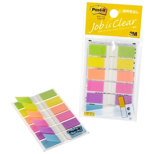 スリーエムジャパン Post-it 683NEH 透明見出し 混色 4519001356055