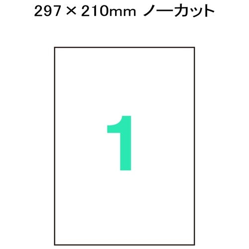 プラス 耐水フィルムラベル 白LT-300W A4 10枚 4977564478100