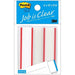 3M Japan Post-it 6821 Pellicola Index Rosso 4901690649769