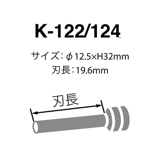 カール事務器 パイプロット刃 K-122･124 4971760981617