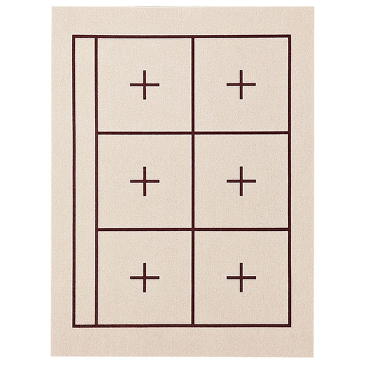 呉竹 下敷規格判NO.12-26.4マス入ベージュKA28-208S（10セット）