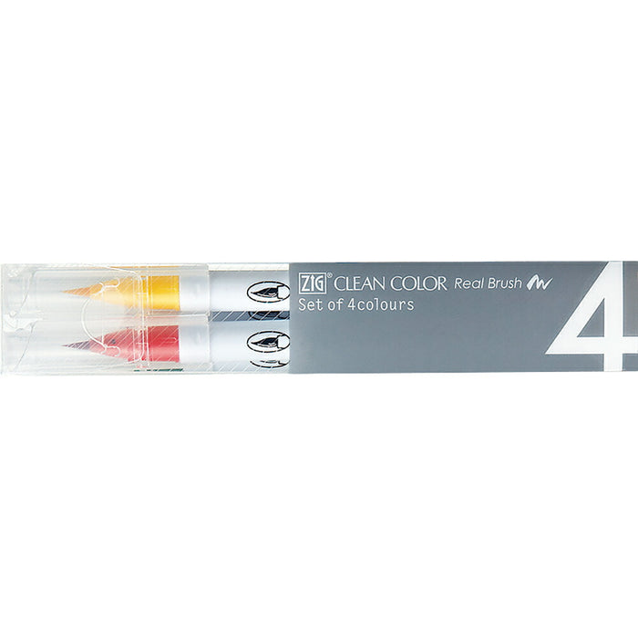 RB6000AT/4VC クリーンカラーリアルブラッシュ 4VC 呉竹 4901427206081（10セット）