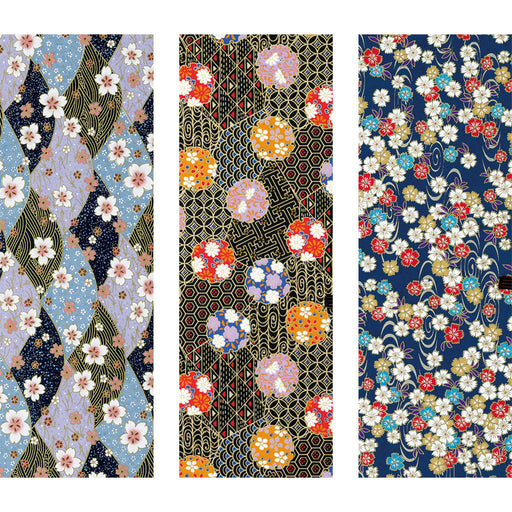 呉竹 半紙ばさみ友禅紙紺LA27-2