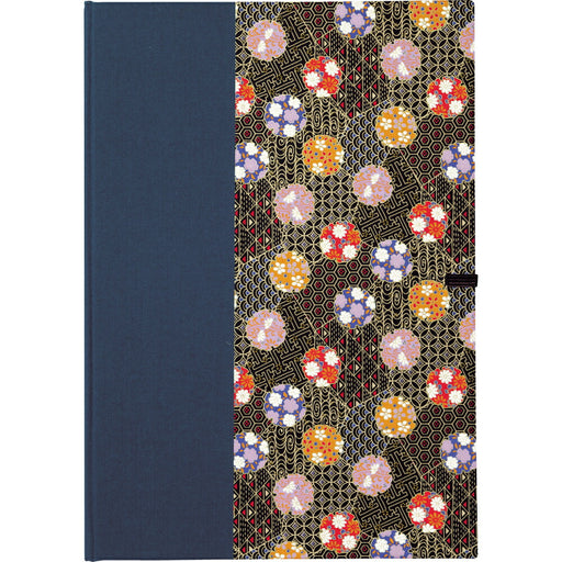 呉竹 半紙ばさみ友禅紙紺LA27-2