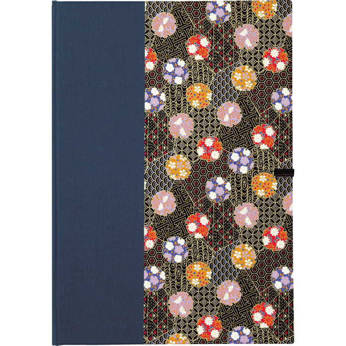 呉竹 半紙ばさみ友禅紙紺LA27-2