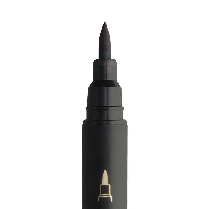 くれ竹　油性筆ぺんツイン黒セリー　ＴＳＡ－０１０Ｓ　４９０１４２７２９９４２７（10セット）