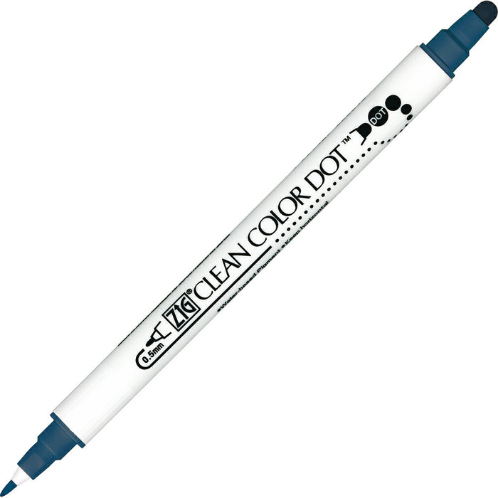 TC-6100-034 呉竹 クリーンカラードット 034 デニム 呉竹 4901427307009（6セット）