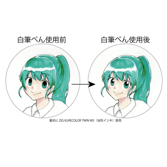 CNBW-02S 呉竹 白筆ぺん CNBW-02S 呉竹 4901427313161（5セット）