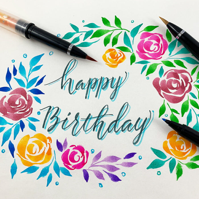 ECF160-602 呉竹 からっぽペン 毛筆カートリッジ式 呉竹 4901427318944