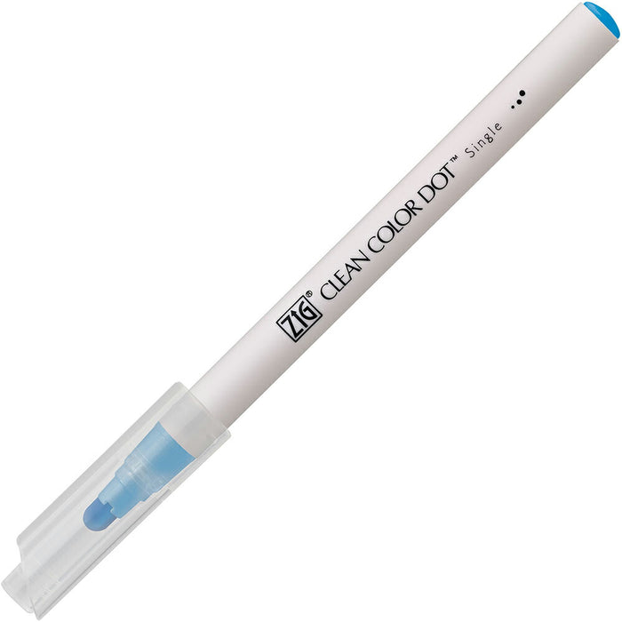 くれ竹_ＺＩＧクリーンカラードット　シングル蛍光ライトブル－ TCSD6100-131 /4901427324167（3セット）