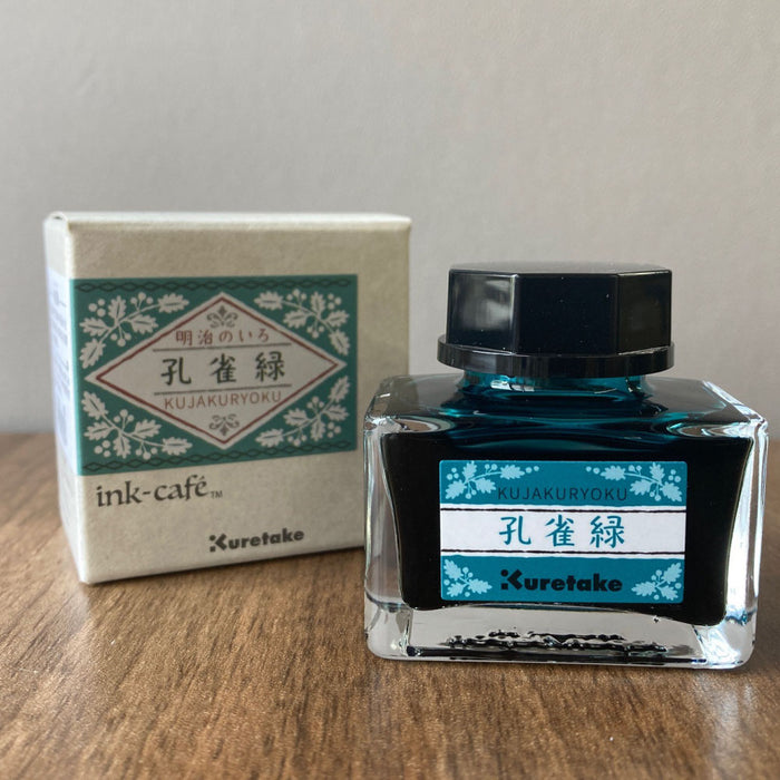 오타케 ink-cafe 메이지의 이로잉크 공작 녹색(쿠자크릭) ECF160-535