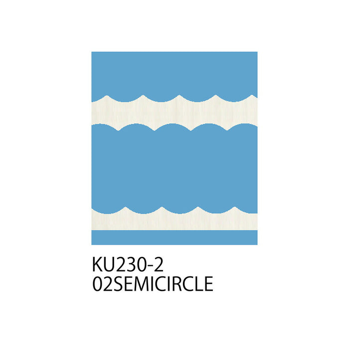 呉竹 Kuretake クラフトはさみ 02 SEMICIRCLE KU230-2　4901427330120（10セット）