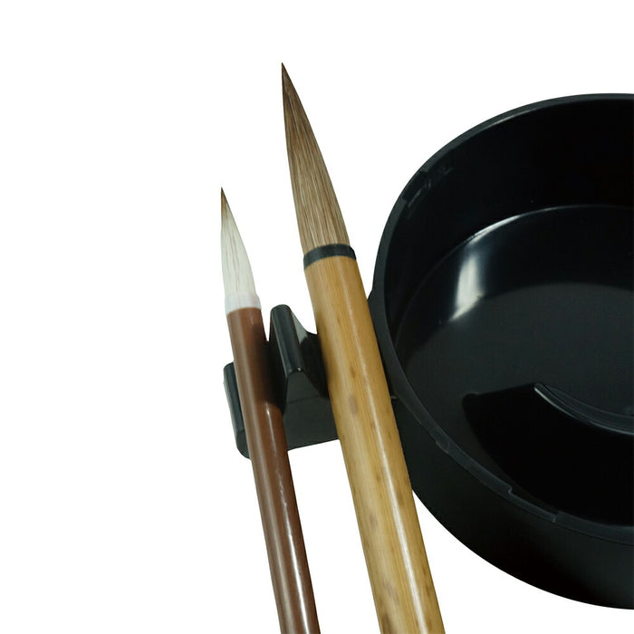 Common Japanese bamboo cloud moon inkstone HB4-1 narcissus black